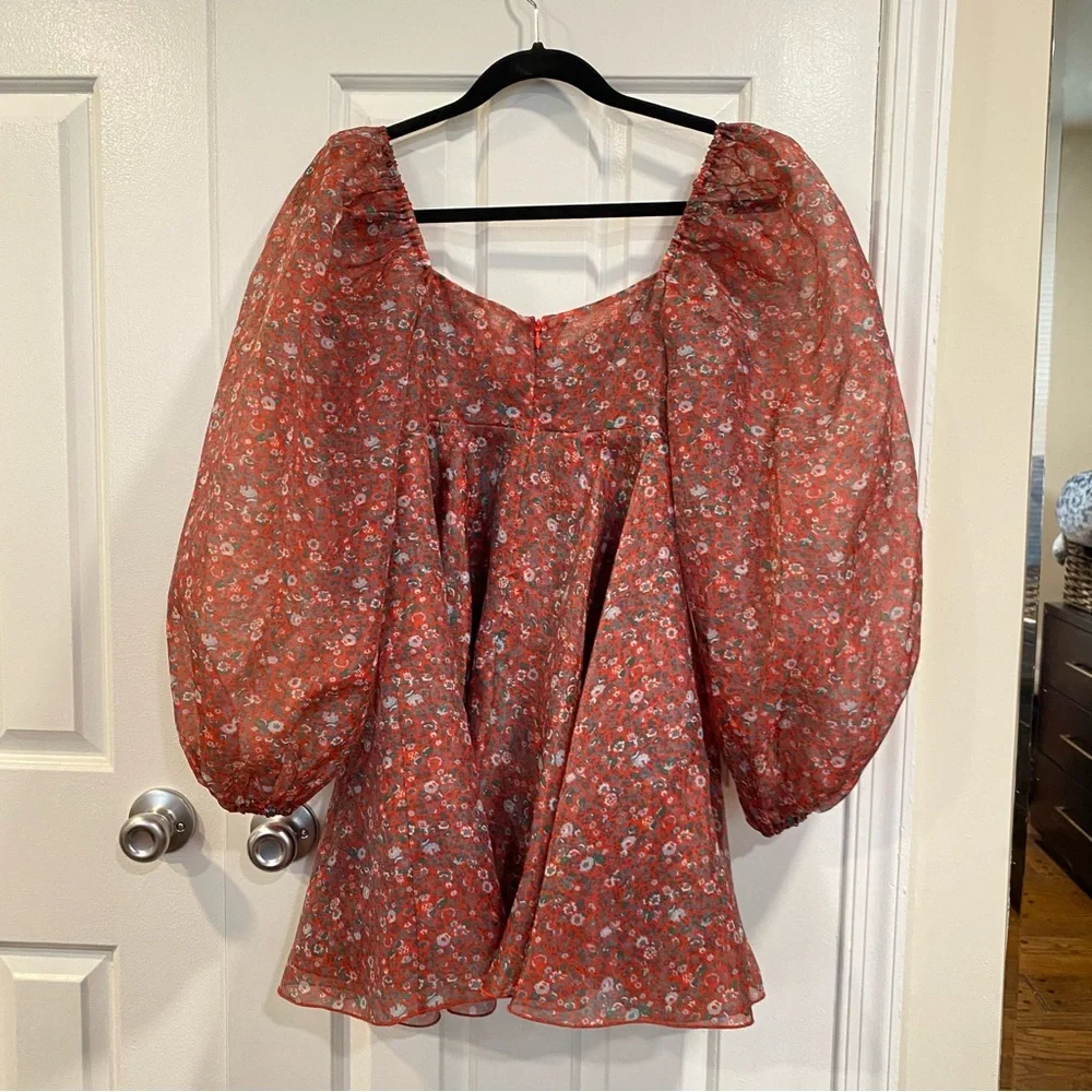 Selkie Crimson Princess Dress - Picture 4 of 5